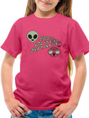 Outer Space Cool Alien Sci-Fi Trendy Graphic T-shirt