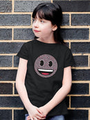 Floral Smile Fun Trendy Graphic Symbols T-shirt