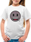 Floral Smile Fun Trendy Graphic Symbols T-shirt
