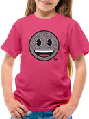 Floral Smile Fun Trendy Graphic Symbols T-shirt