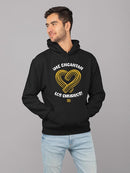 Heart-Shaped Churros  - Bold Spanish Dessert Artwork Men's Hoodie
