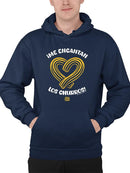 Heart-Shaped Churros  - Bold Spanish Dessert Artwork Men's Hoodie