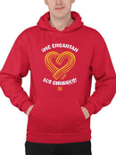 Heart-Shaped Churros  - Bold Spanish Dessert Artwork Men's Hoodie