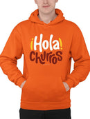 Hola Churros  - Bold And Playful Dessert Art Print Men's Hoodie