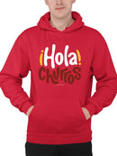 Hola Churros  - Bold And Playful Dessert Art Print Men's Hoodie