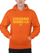 Churro Mode On Bold Retro  Design Men's Hoodie