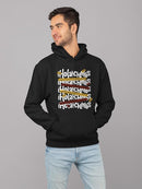 Colorful Churro  Art - Fun Graphic Print Men's Hoodie