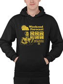Weekend Forecast Graphic - Churro Fun Design Men's Hoodie