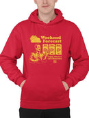 Weekend Forecast Graphic - Churro Fun Design Men's Hoodie