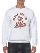 Crave The Joy Churro Art - Retro Dessert  Men's Sweatshirt