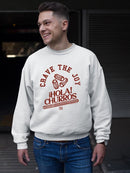 Crave The Joy Churro Art - Retro Dessert  Men's Sweatshirt