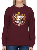Cinco De Mayo Churros Festive Celebration Design Women's Sweatshirt