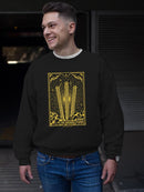 Radiant Churro Art Deco Style Graphic Design Men's Sweatshirt