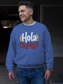 Hola Churros  - Bold And Playful Dessert Art Print Men's Sweatshirt