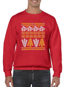 Churro Pattern Fiesta Print Graphic Men's Sweatshirt