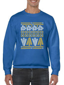 Churro Pattern Fiesta Print Graphic Men's Sweatshirt