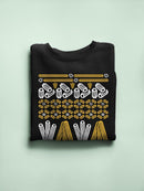 Churro Pattern Fiesta Print Graphic Women's Sweatshirt