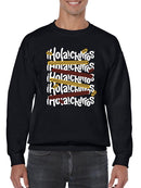 Colorful Churro  Art - Fun Graphic Print Men's Sweatshirt