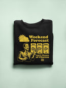 Weekend Forecast Graphic - Churro Fun Design Men's Sweatshirt