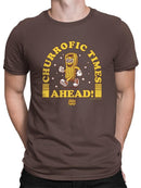 Churrofic Times Ahead Cartoon Snack Graphic - Fun Foodie Design Men's T-shirt