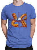 Pop Art Churro  - Vibrant Retro Dessert Design Men's T-shirt