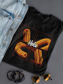 Pop Art Churro  - Vibrant Retro Dessert Design  Women's T-shirt