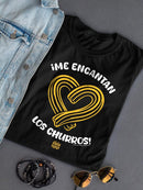 Heart-Shaped Churros  - Bold Spanish Dessert Artwork  Women's T-shirt