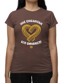 Heart-Shaped Churros  - Bold Spanish Dessert Artwork  Women's T-shirt