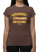Churro-Mazing Fun Re Tro Foodie Design  Women's T-shirt