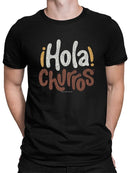 Hola Churros  - Bold And Playful Dessert Art Print Men's T-shirt