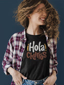 Hola Churros  - Bold And Playful Dessert Art Print  Women's T-shirt