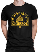 Here For The Churros - Bold Retro Snack Lover Graphic Design Men's T-shirt