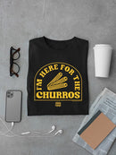 Here For The Churros - Bold Retro Snack Lover Graphic Design Men's T-shirt