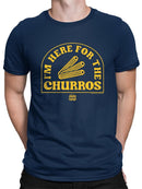 Here For The Churros - Bold Retro Snack Lover Graphic Design Men's T-shirt