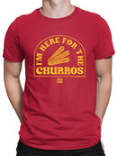 Here For The Churros - Bold Retro Snack Lover Graphic Design Men's T-shirt