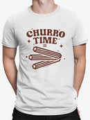 Churro Time Retro Starry Snack  Men's T-shirt
