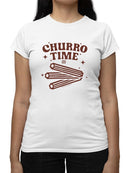 Churro Time Retro Starry Snack   Women's T-shirt