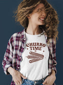 Churro Time Retro Starry Snack   Women's T-shirt