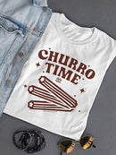 Churro Time Retro Starry Snack   Women's T-shirt