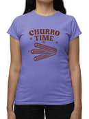 Churro Time Retro Starry Snack   Women's T-shirt