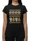 Churro Pattern Fiesta Print Graphic  Women's T-shirt