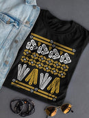 Churro Pattern Fiesta Print Graphic  Women's T-shirt