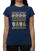 Churro Pattern Fiesta Print Graphic  Women's T-shirt