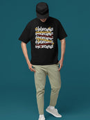 Colorful Churro  Art - Fun Graphic Print Men's T-shirt