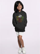 Colorful Sid the Science Kid - Themed Retro Neon Character Graphic Youth's Hoodie