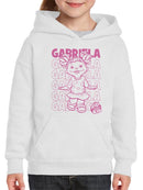 Playful Gabriela Sid the Science Kid Fun Character Graphic Youth's Hoodie