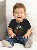 Colorful Sid the Science Kid - Themed Retro Neon Character Graphic Baby's T-shirt