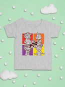 Colorful Sid the Science Kid  Character Graphic Baby's T-shirt