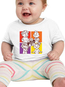 Colorful Sid the Science Kid  Character Graphic Baby's T-shirt