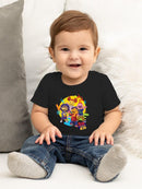 Sid the Science Kid  Vibrant Character Group Graphic Baby's T-shirt